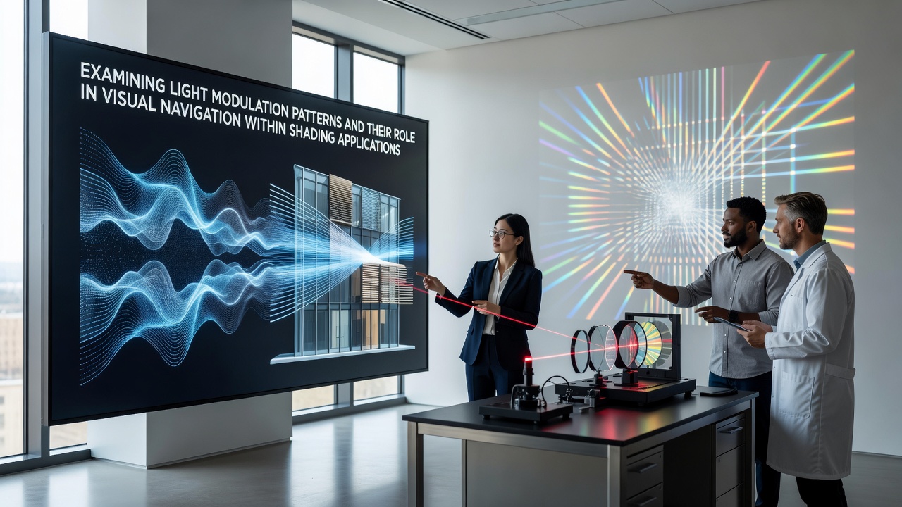 Examining Light Modulation Patterns and Their Role in Visual Navigation Within Shading Applications